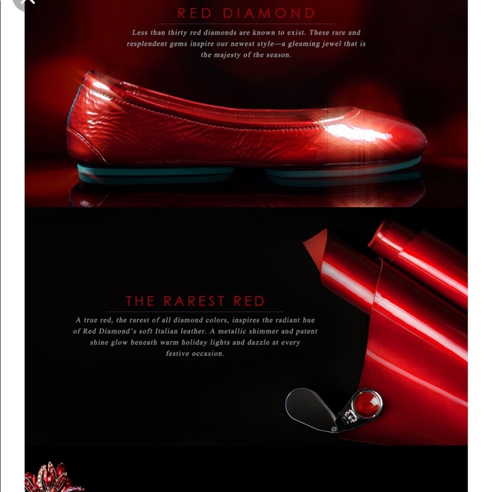 Red Diamond Tieks-Size 7